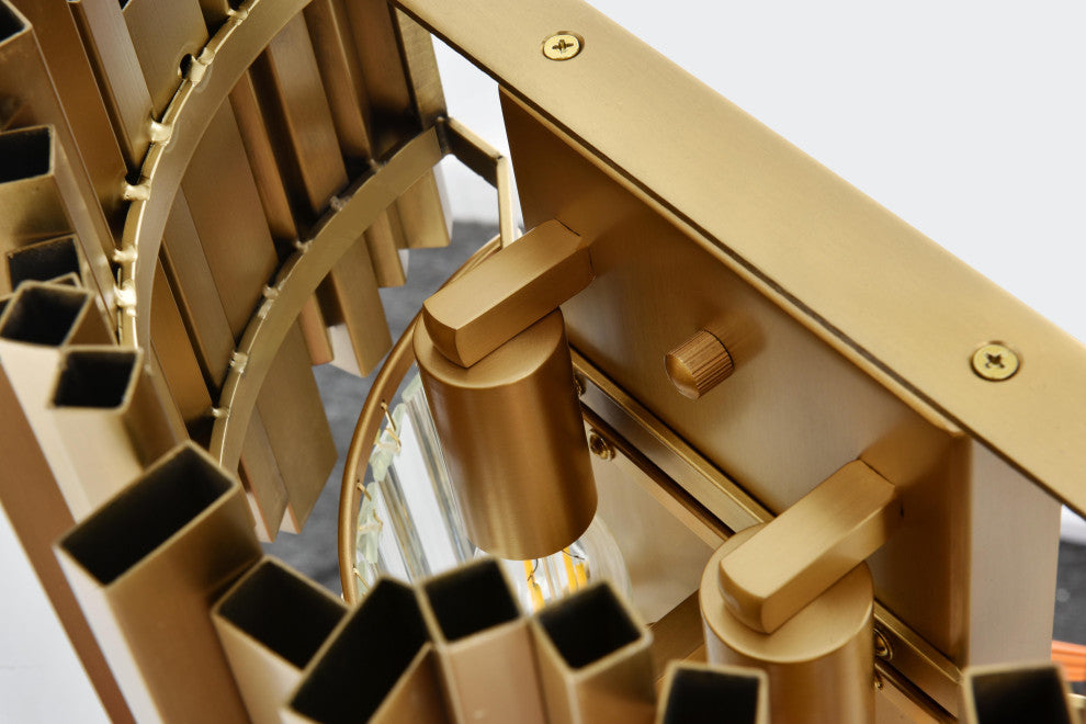 Home Living 12" Wall Sconce, Satin Gold