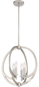 Quoizel ON2818BN Four Light Pendant Orion Brushed Nickel