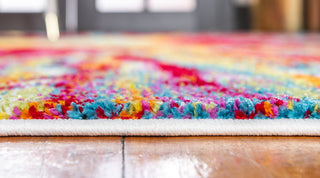 Unique Loom Multicolored Lyon Ruby 2' 0 x 6' 0 Runner Rug