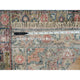 Wine Red Organic Wool Heris Revival Hand Knotted Mat Oriental Rug, 1'11"x3'1"