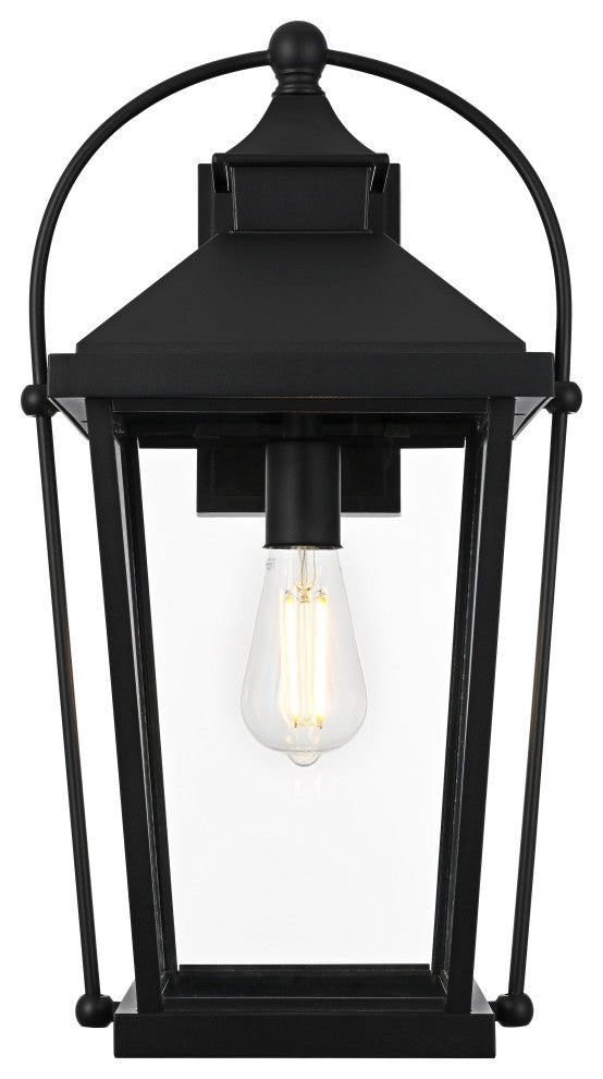 Home Living 20" Outdoor Wall sconce, Black