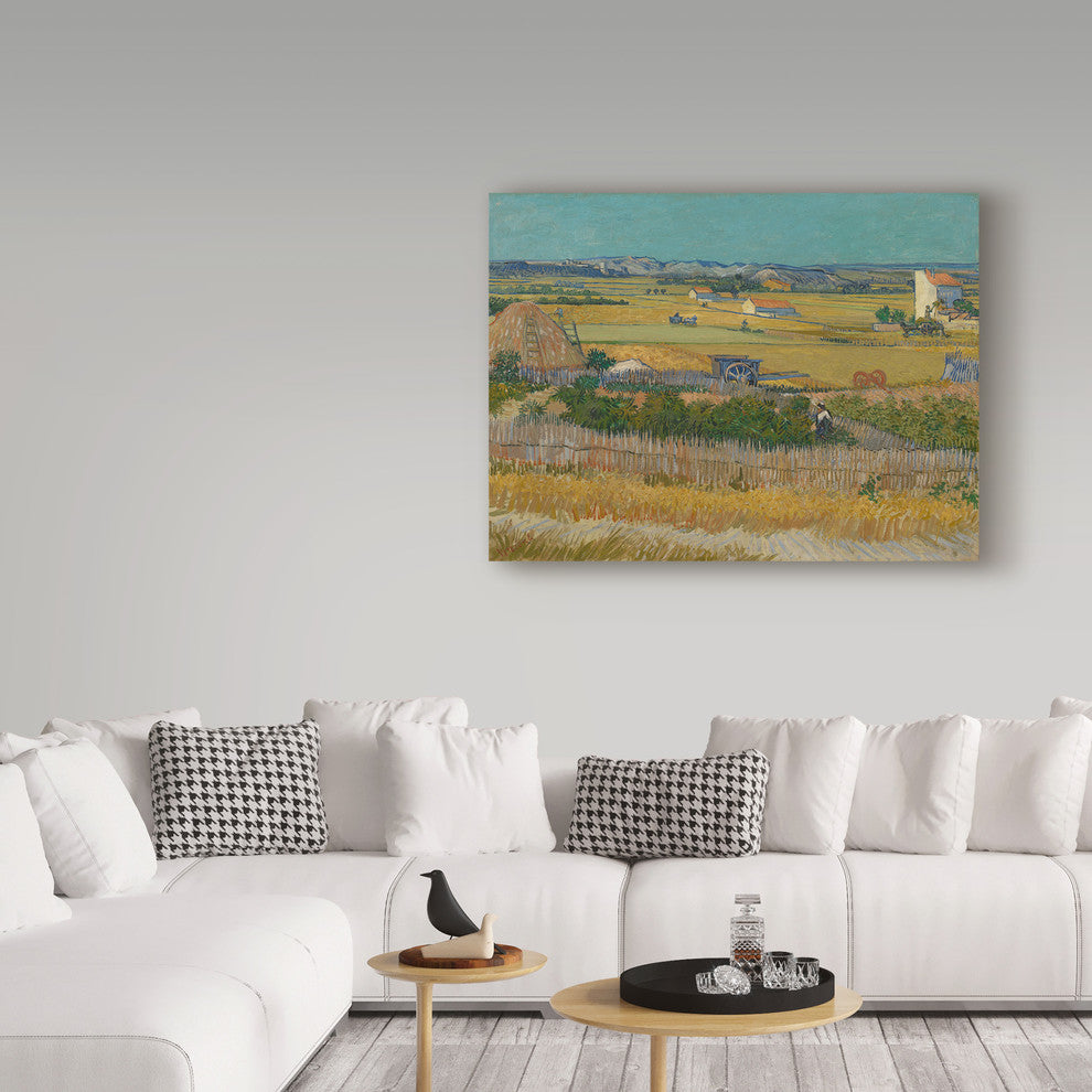 Vincent Van Gogh 'The Harvest' Canvas Art, 19"x14"