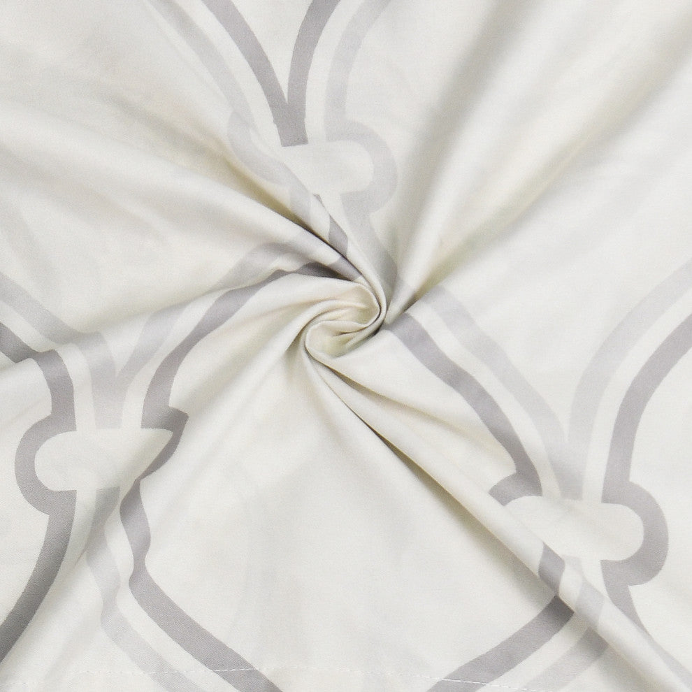 Marisol 2 Piece Valance Set, Grey, 2 Piece, 60"x18"
