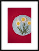 "Flower Eggs" Framed Digital Print by Sarah Saratonina, 20"x26"