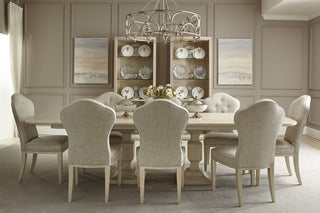 Bernhardt East Hampton Side Chair, Cerused Linen