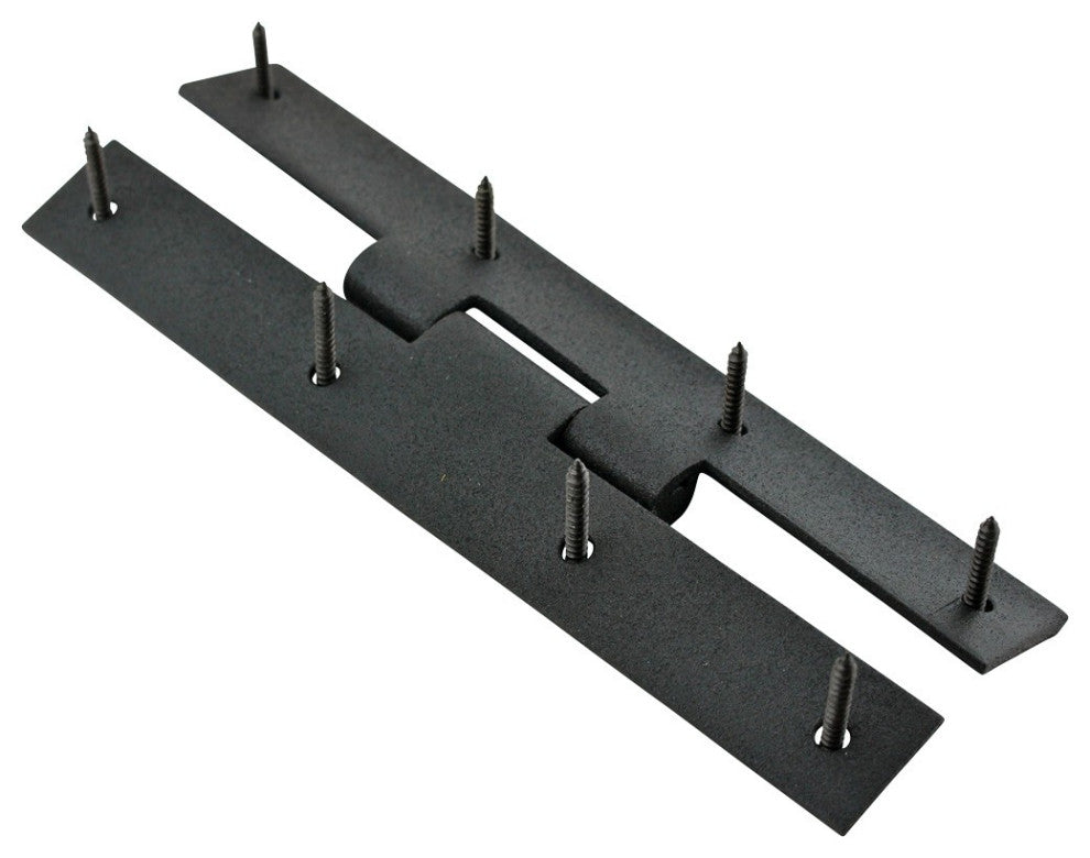 4 Forged Iron Door Flush Hinges H Style 7 inches H