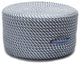 Colonial Mills Pouf Bright Twist Pouf Blue Ice & White Round