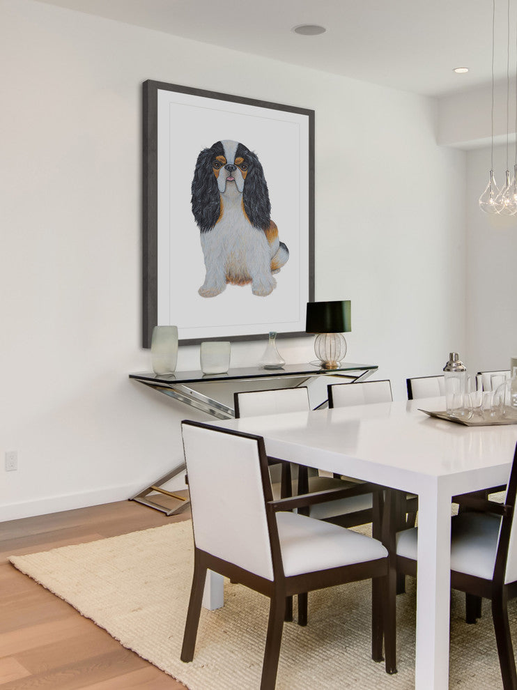 "Spaniel" Framed Painting Print, 24"x36"