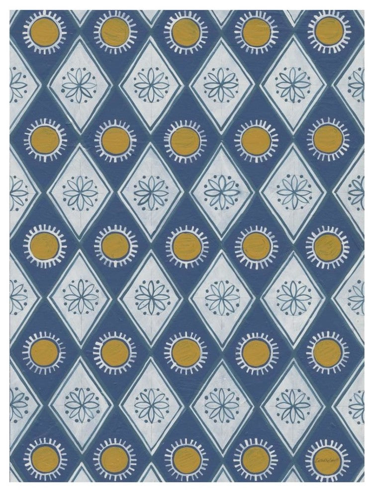 "Sunny Designs I" Digital Paper Print by Kathrine Lovell, 26"x34"