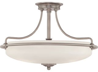 Griffin 4-Light Semi-Flush Mount, Antique Nickel