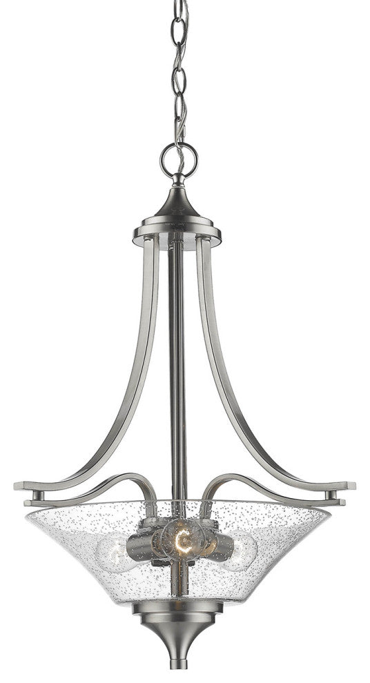Millennium 1473-SN Three Light Pendant, Satin Nickel Finish