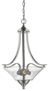 Millennium 1473-SN Three Light Pendant, Satin Nickel Finish