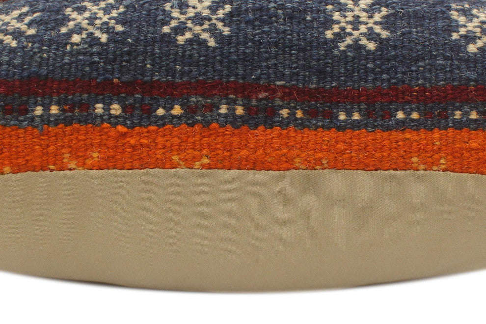 Vintage Antique Turkish Drury Hand Woven Kilim Pillow