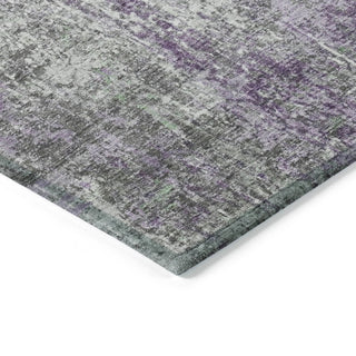 Machine Washable Indoor/Outdoor Chantille ACN1765 Plum 8' x 10' Rug