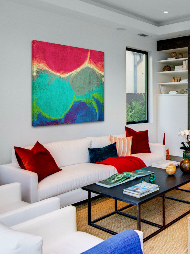 "Over the Rainbow" Painting Print on Canvas by Irena Orlov