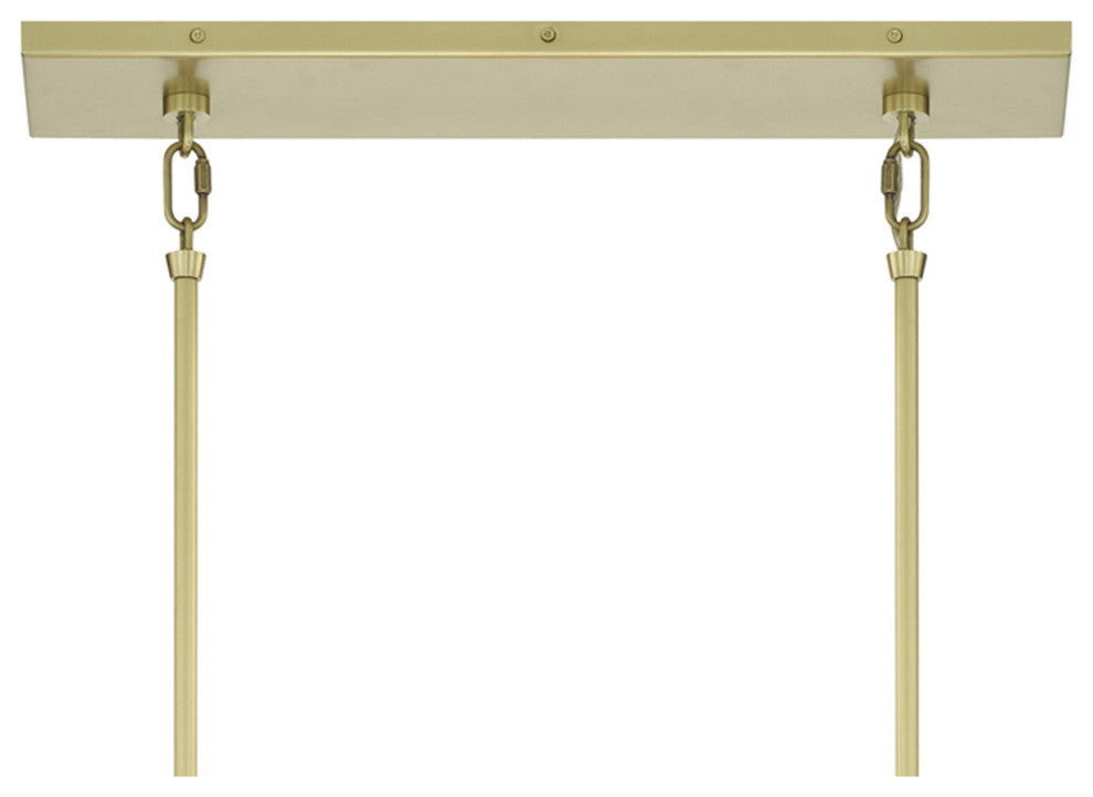 Crystorama 8109-AG, 8-Light Chandelier, Aged Brass