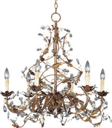 Maxim 2851 Elegante 26"W 6 Light Chandelier - Etruscan Gold