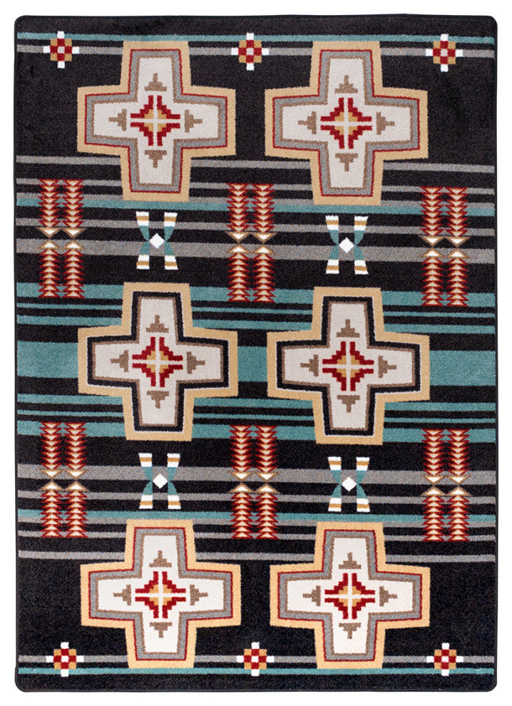 Grand River, Black, 5'x8'