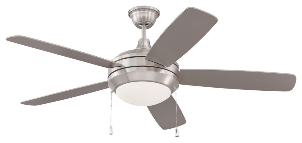52" Helios, Brushed Polished Nickel With Brushed Nickel Blades
