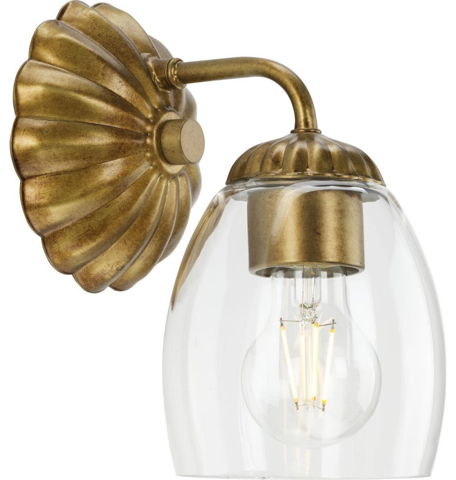 Quillan Collection Transitional Bath and Vanity Light, Gold Ombre