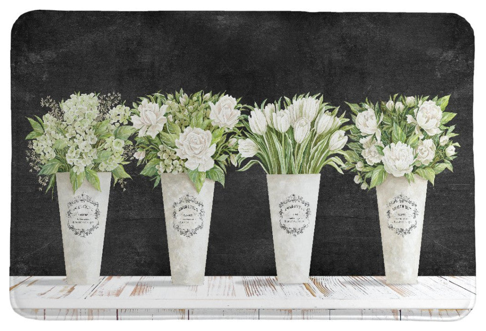 Laural Home Roseraie Memory Foam Rug