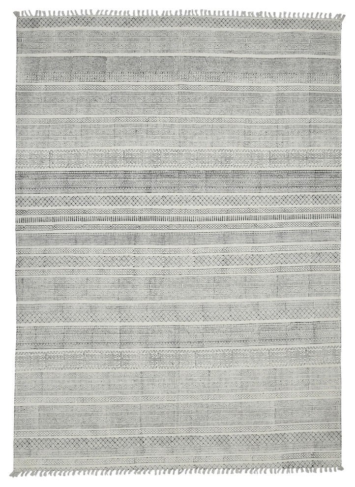DUNE Alliya Area Rug, Gray, 7'6" x 10', Geometric