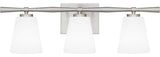 Brindley 3-Light Bath, Brushed Nickel