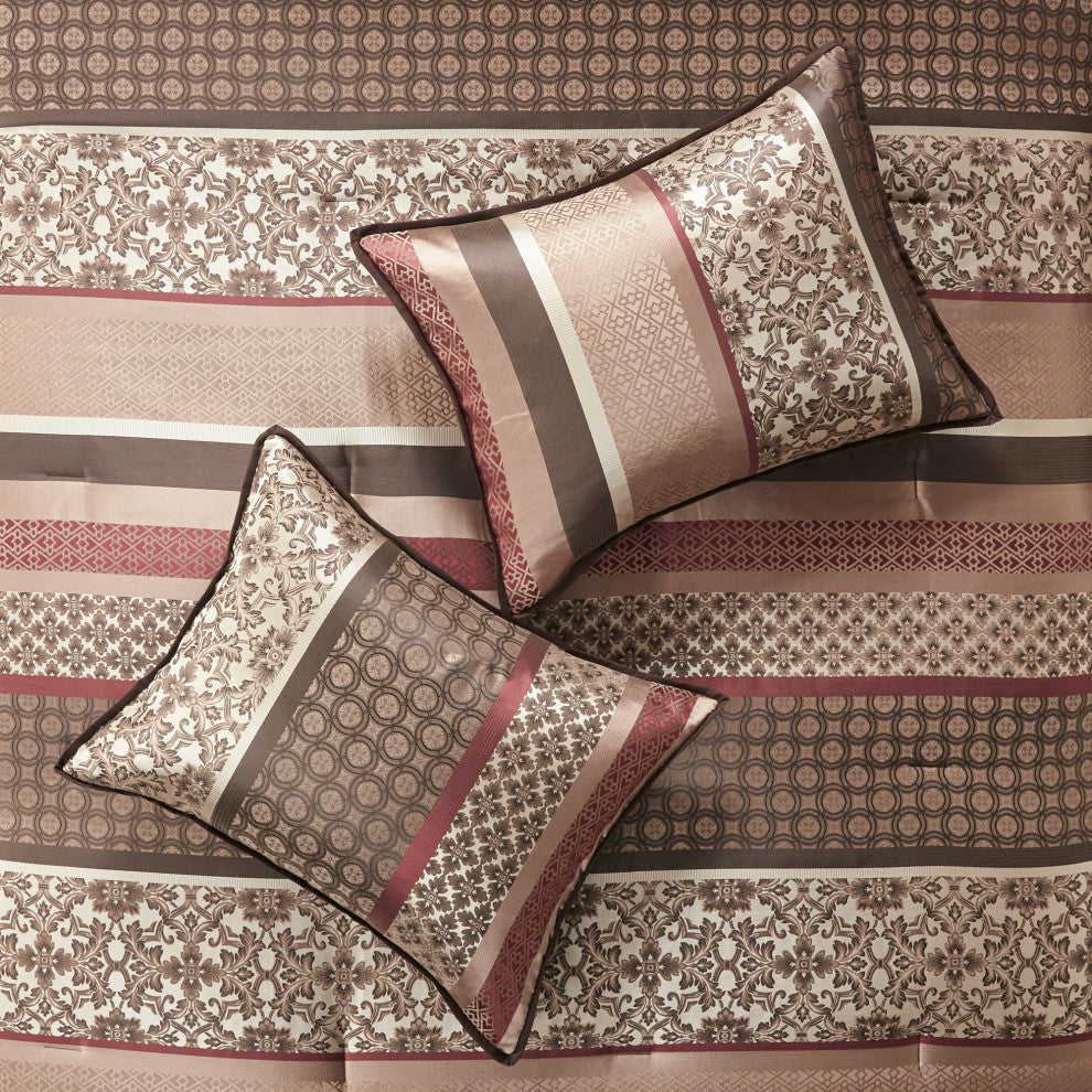 Madison Park Jacquard 7-Piece Comforter Set, California King