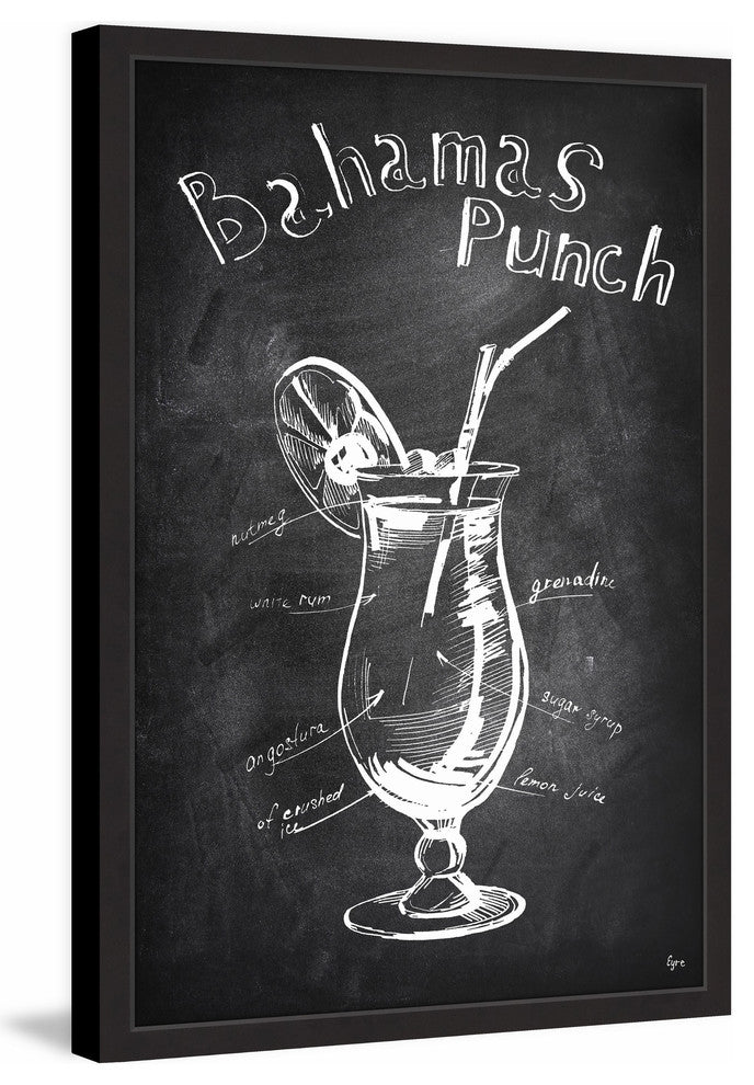 "Bahamas Punch II" Framed Painting Print, 16"x24"