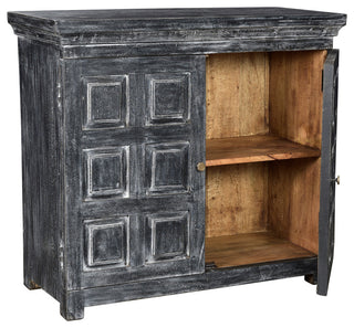 Martin 2-Door Sideboard in Distressed Gray Finish