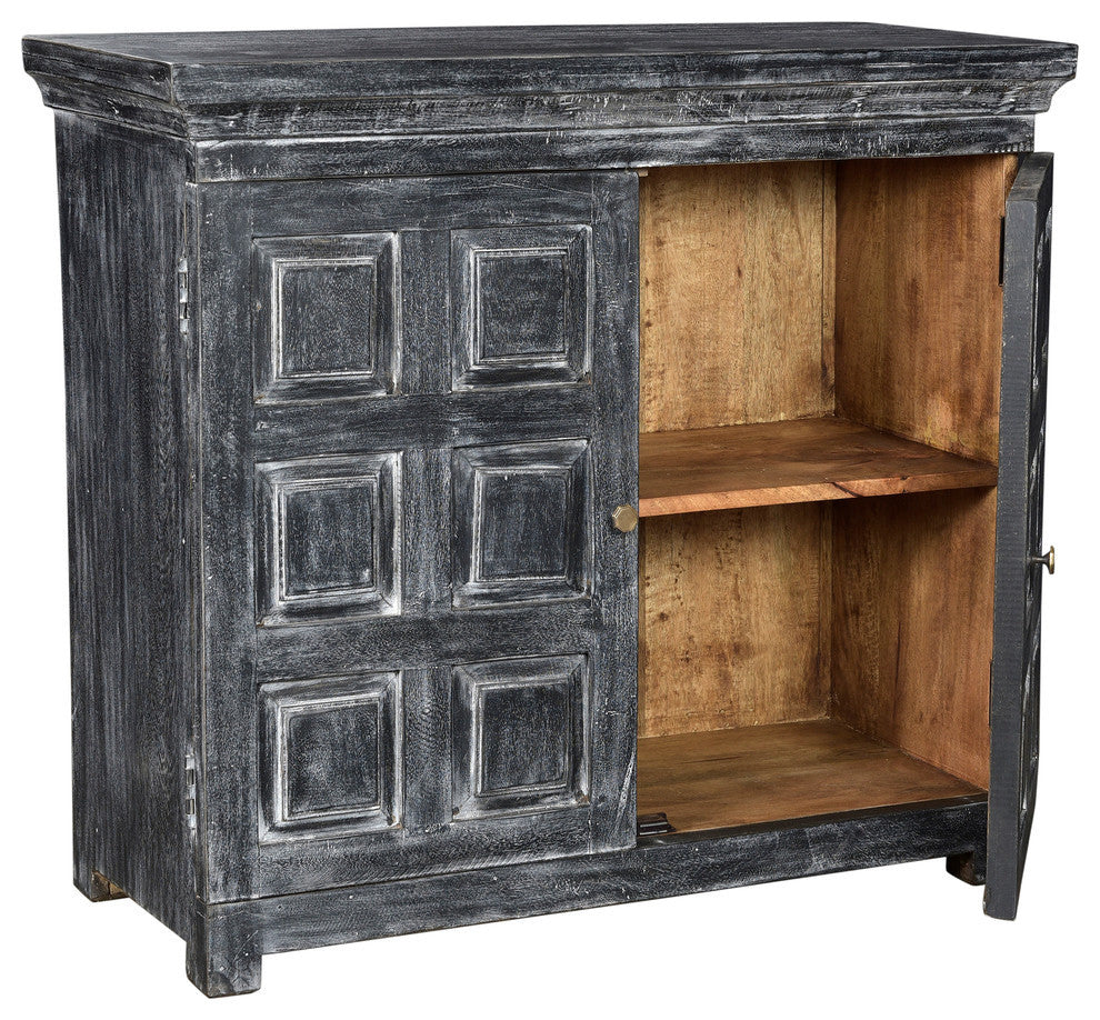 Martin 2-Door Sideboard in Distressed Gray Finish
