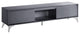 91996, Tv Stand, Led, Gray & Chrome Finish, Raceloma