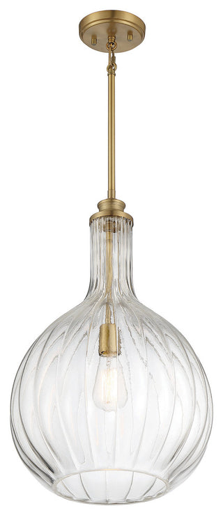 Brandon 1-Light Warm Brass Pendant