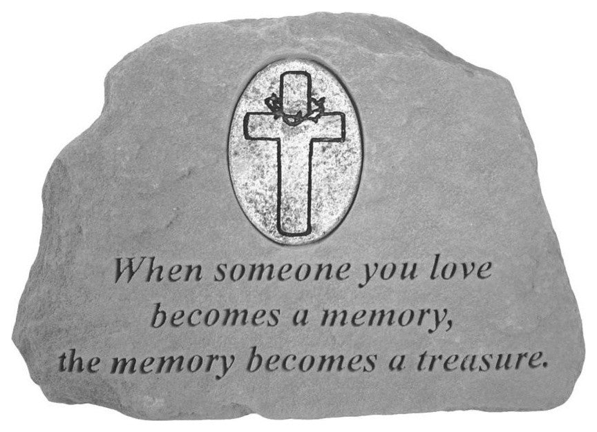 "When Someone You Love" Cross insert Garden Stone