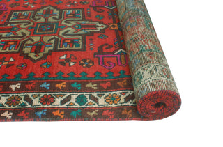 Fine Vintage Distressed Aline Red/Beige Runner, 3'1x12'5