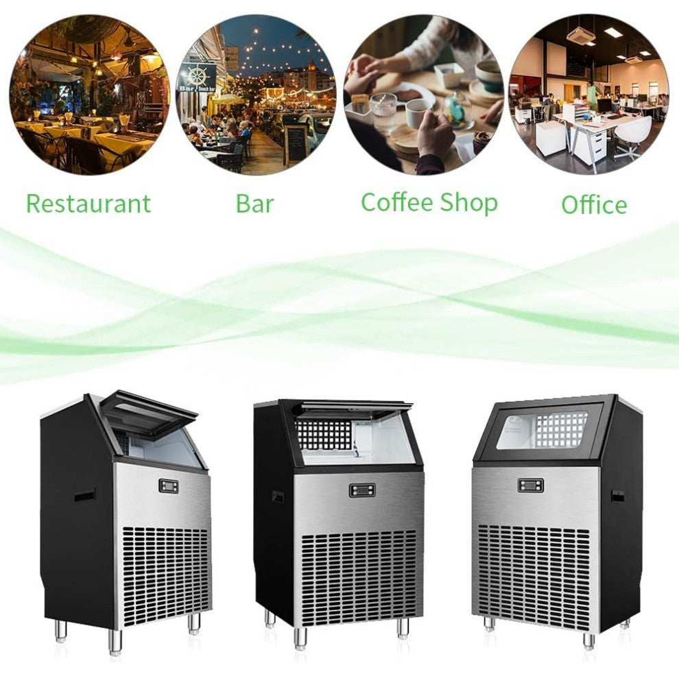 Commercial Ice Maker Machine,Freestanding Ice Cube Maker