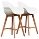 Amazonia Charlotte 2-Piece Armchair Set | Eucalyptus Wood | Ideal for Patio, Dar