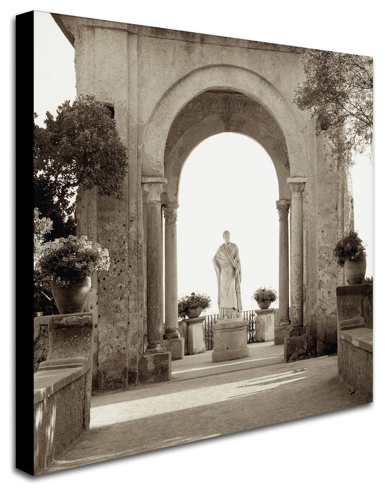 Alan Blaustein 'Giardini Italiano V' Canvas Art, 35x35