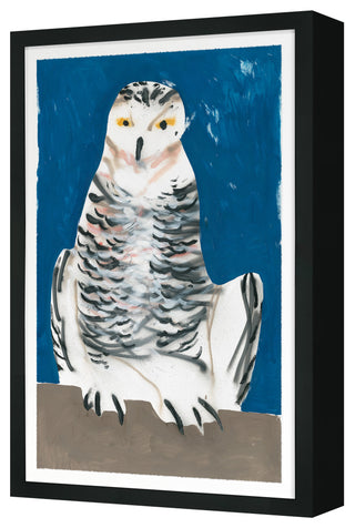 Snow Owl 1 Fine Art Print, Black, 30"x20"