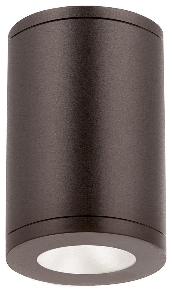 Tube Architectural 5" LED Color Changing Flush Mount Narrow Beam, Bronze