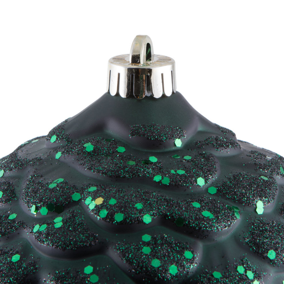 Vickerman N183874D 6" Midnight Green Pinecone Christmas Ornament
