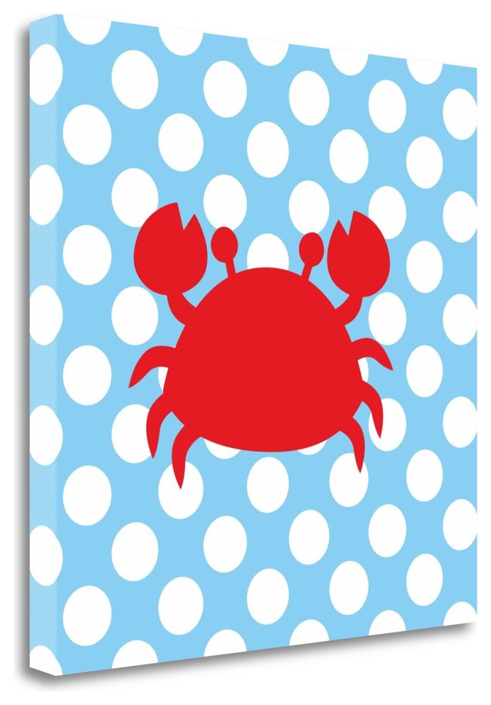 "Crab" By Tamara Robinson, Giclee Print on Gallery Wrap Canvas, Ready to Hang