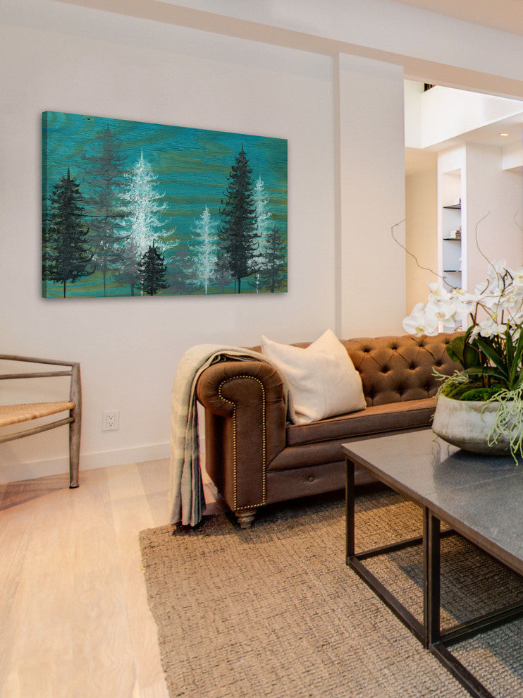 "Peace and Quiet" Painting Print on Wrapped Canvas, 24x16