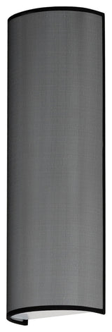 Maxim 10228 Prime 18" Tall LED Wall Sconce - Black Organza