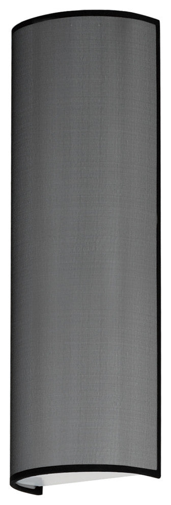 Maxim 10228 Prime 18" Tall LED Wall Sconce - Black Organza