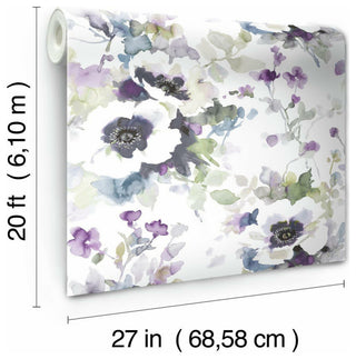 Garden Anemone Peel and Stick Wallpaper