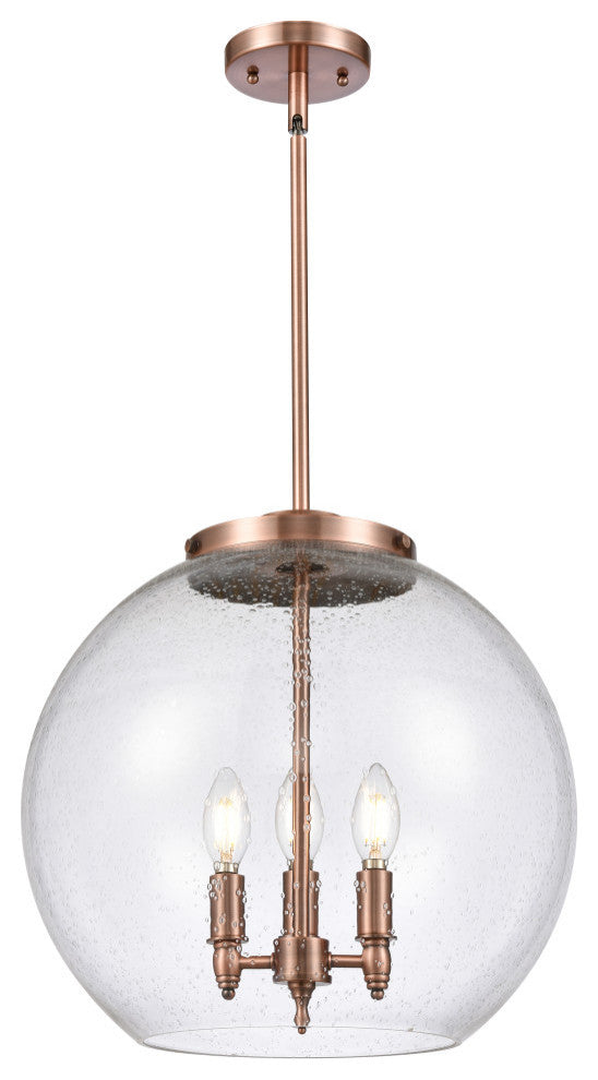 Athens Pendant, Antique Copper, Seedy, Seedy