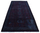 Red Overdyed Dark Persian Bakhtiar Handmade Wool Wide and Long Rug, 5'4"x9'5"