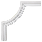12"W x 12"H x 1/2"P Swindon Panel Moulding Corner