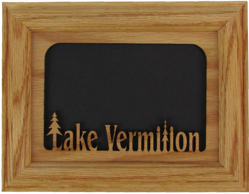 Lake Vermilion Oak Picture Frame and Oak Matte, 5"x7"
